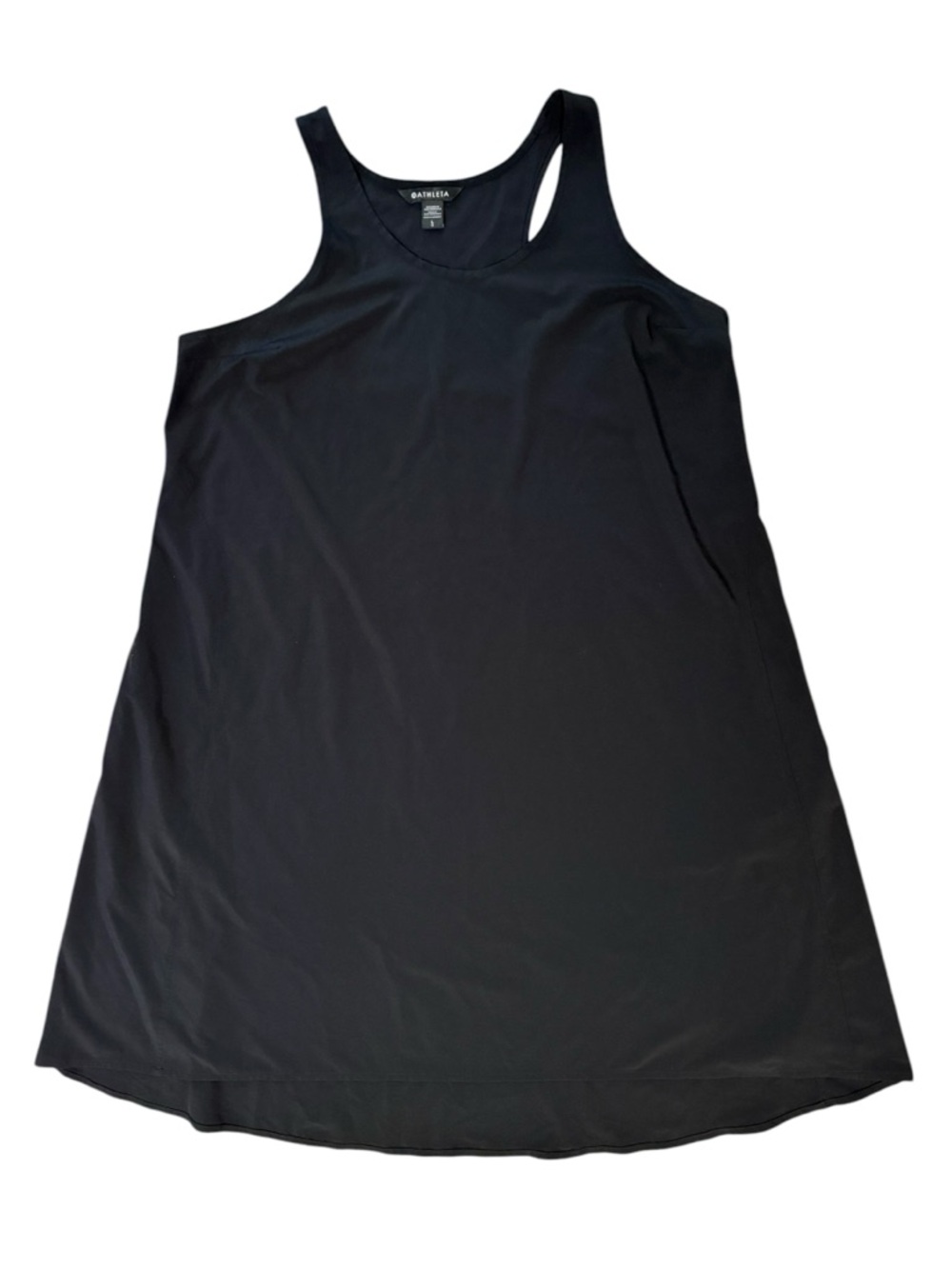 Athleta Black Racerback Sports Dress Size Large